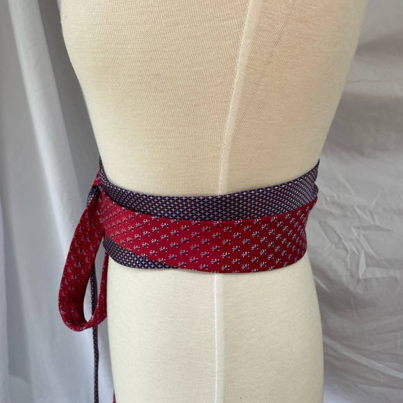 Custom handmade necktie obi wrap belt - Picture 6 of 9